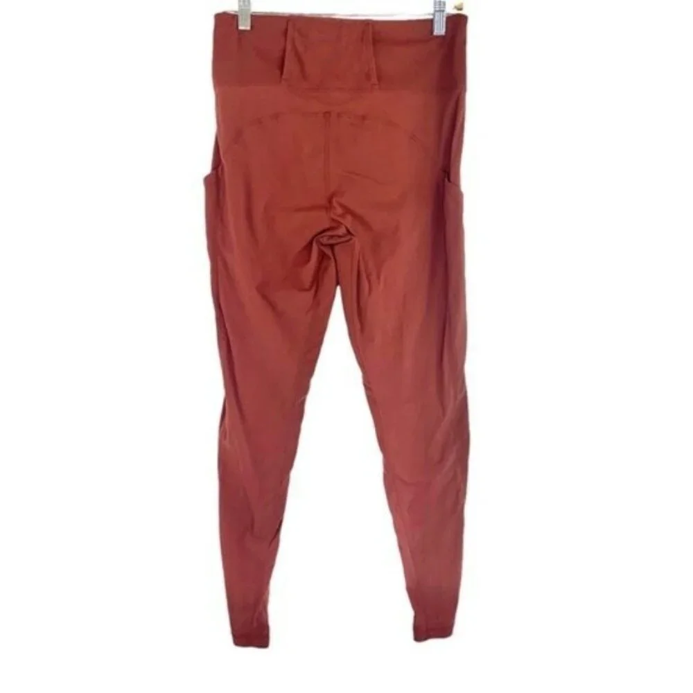 Athleta Trekkie Hybrid Crop Tights in Cognac Brown - Picture 5 of 6